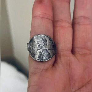 Handmade Ring from Coin SIZE 4.5